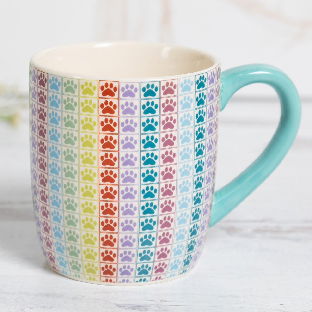 Perfect Vibrant Paw Pattern Mug