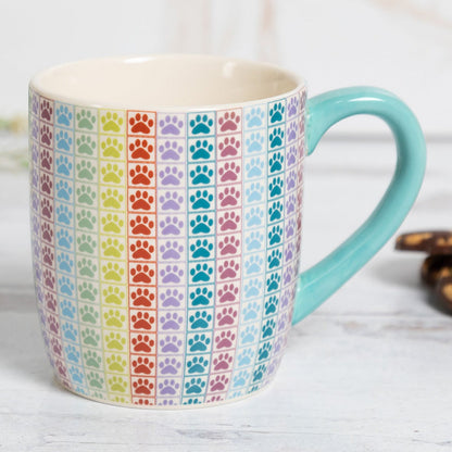 Perfect Vibrant Paw Pattern Mug