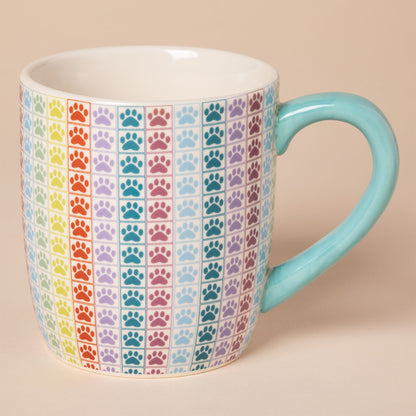 Perfect Vibrant Paw Pattern Mug