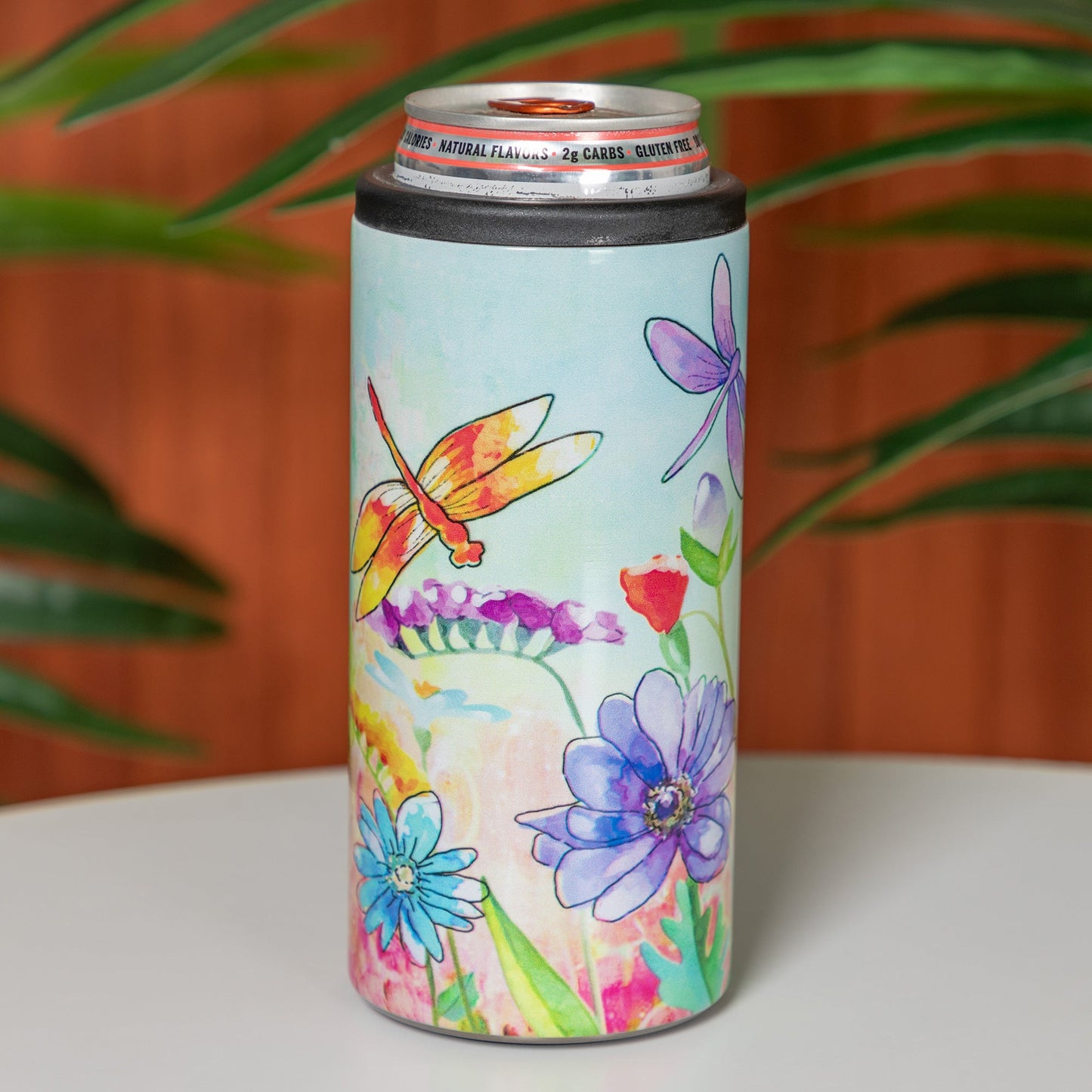 2-in-1 Stainless Steel Skinny Can Cooler & Travel Tumbler