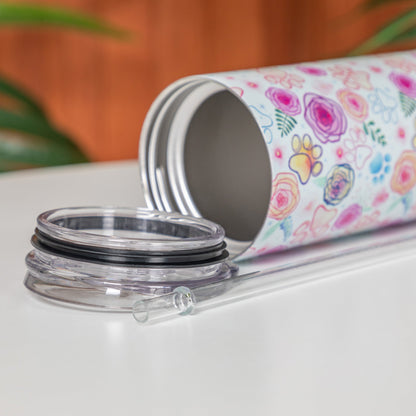 2-in-1 Stainless Steel Skinny Can Cooler & Travel Tumbler