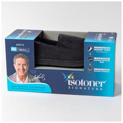 Isotoner&reg; Men's Box Cord Moccasin Slippers