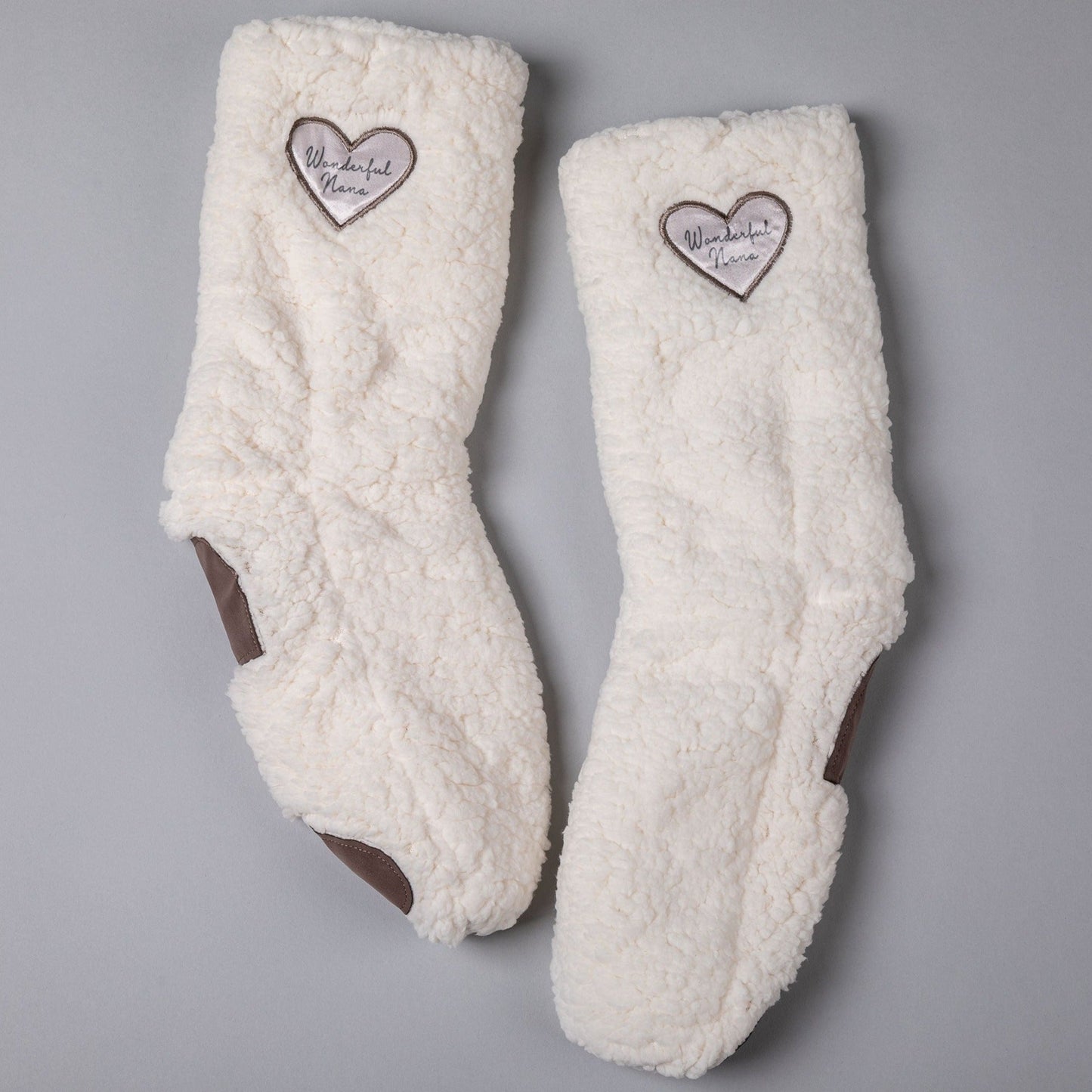 Sweet Sentiments Sherpa Fleece Slipper Socks