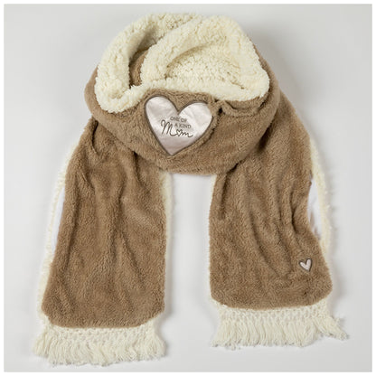 Sweet Sentiments Reversible Sherpa Pocket Scarf