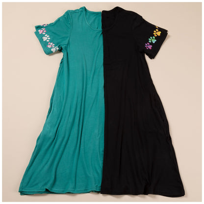 Celebration Paws T-Shirt Dress