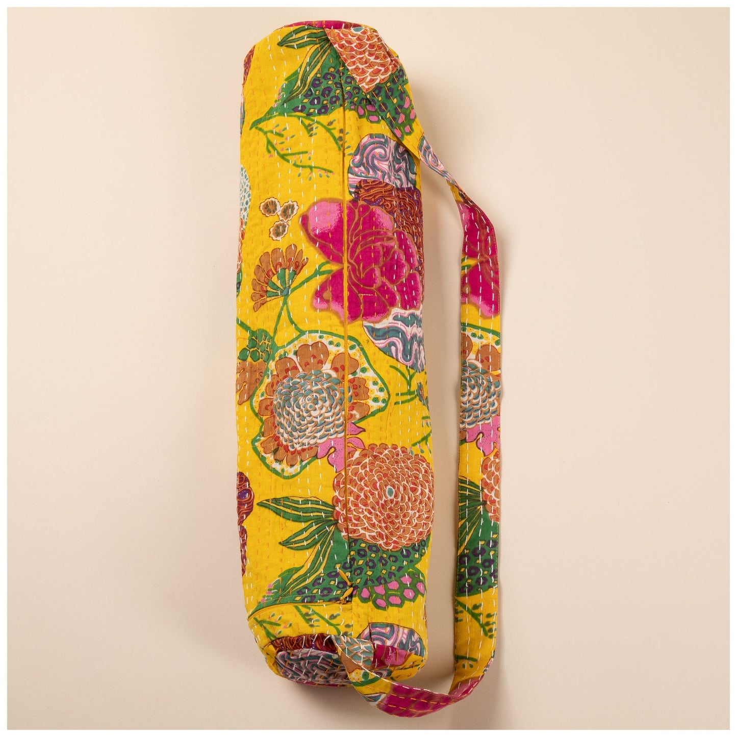 Recycled Kantha Yoga Mat Bag