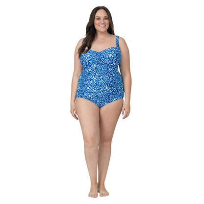 Caribbean Sand&trade; Full Coverage One Piece Swimsuit