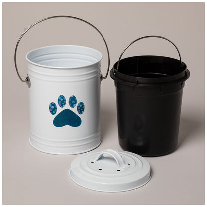 Paw Print Countertop Compost Bin