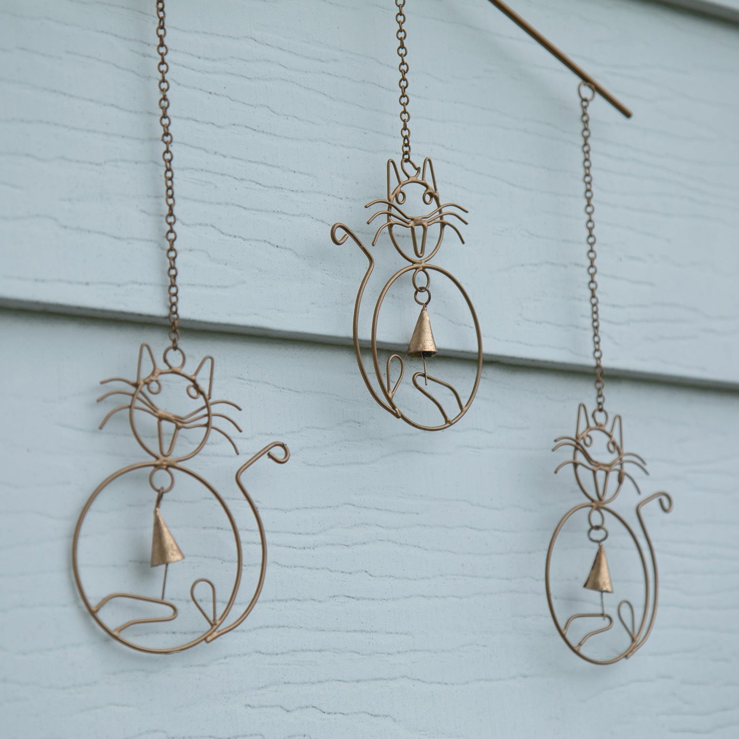 Cat & Dog Iron Wind Chime