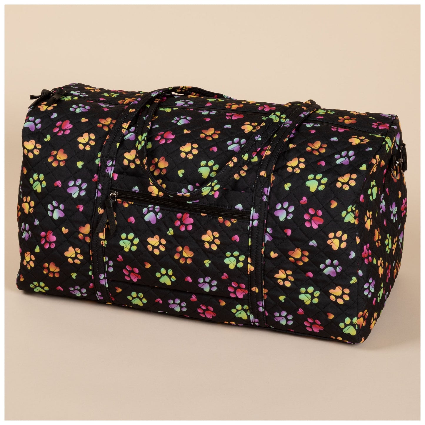 Love of Paws Quilted Duffel Bag