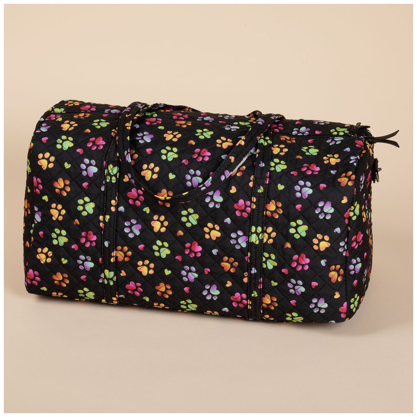 Love of Paws Quilted Duffel Bag