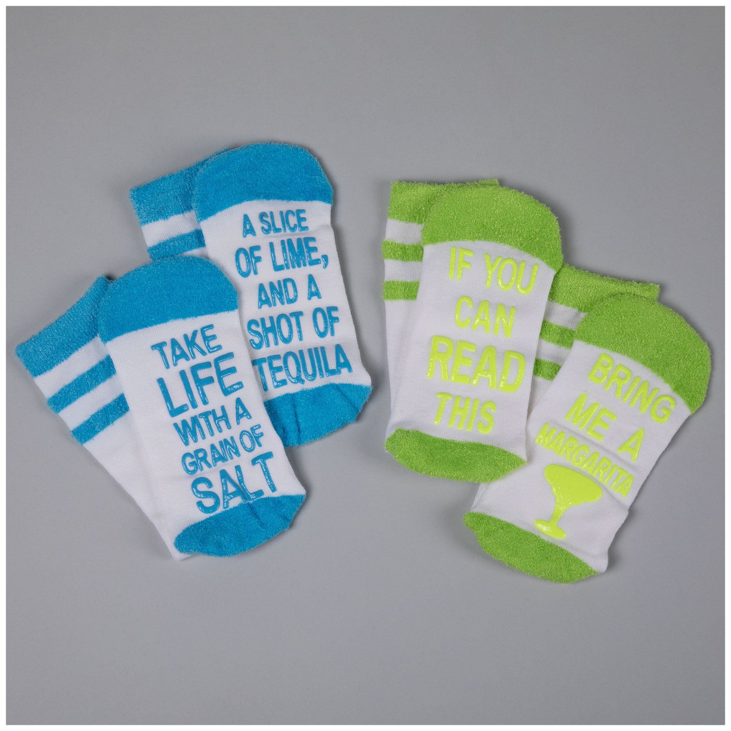 Neon Margarita Crew Socks