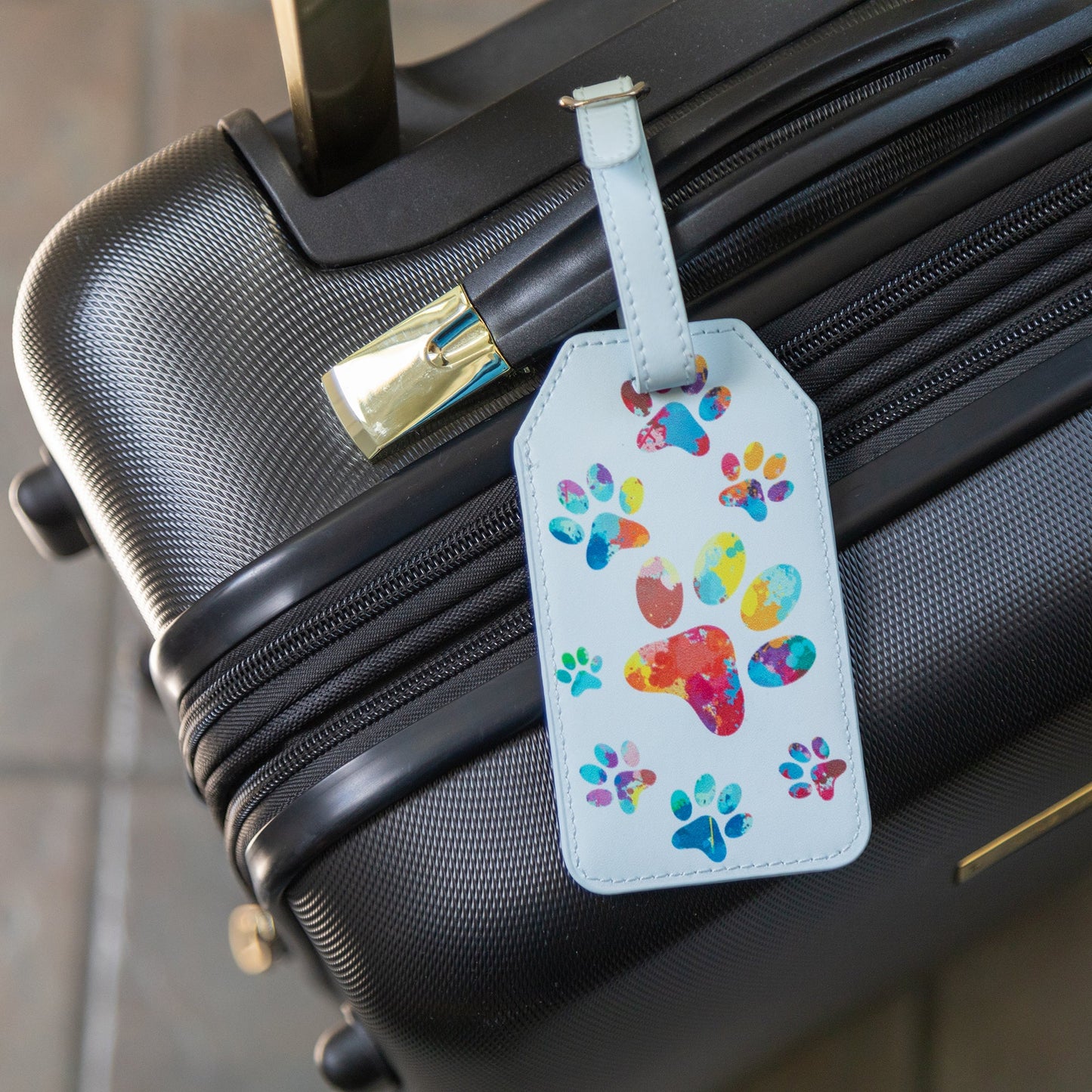 Pawsitively Time to Travel Luggage Tag & Passport Holder