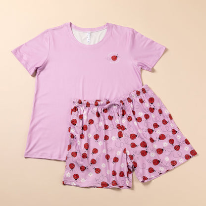 Fluttering Friends Soft Touch Pajama Shorts Set