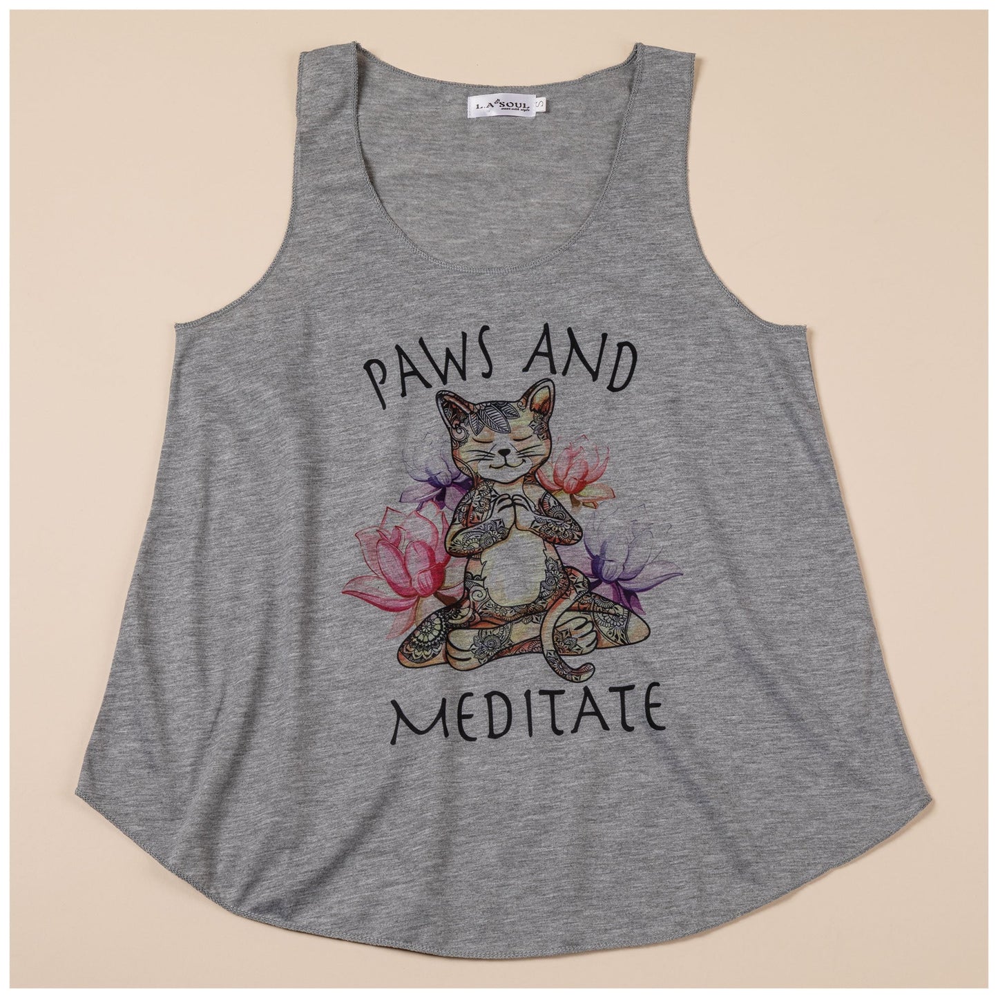 Paws To Meditate Tank Top