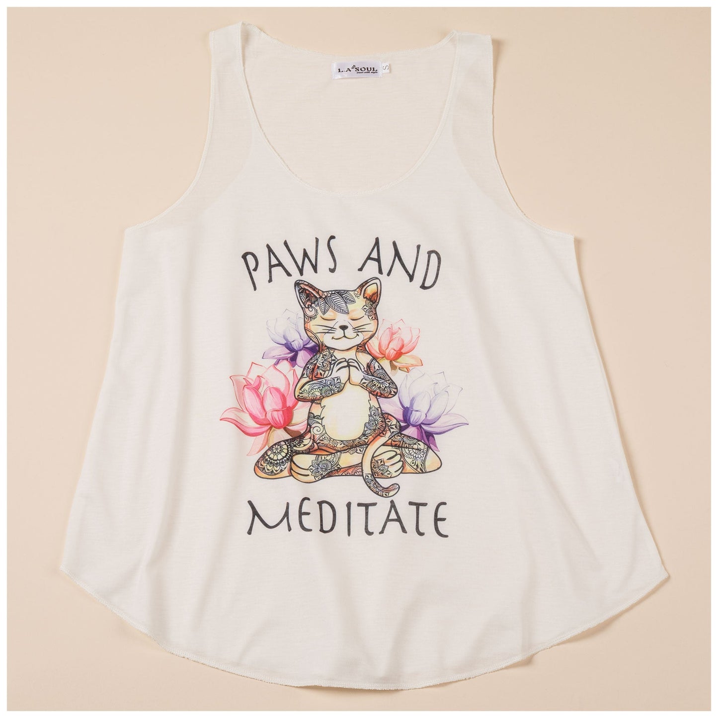 Paws To Meditate Tank Top