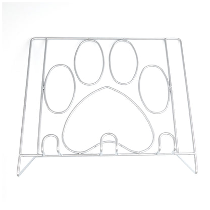 Paw Print Metal Recipe & Tablet Holder