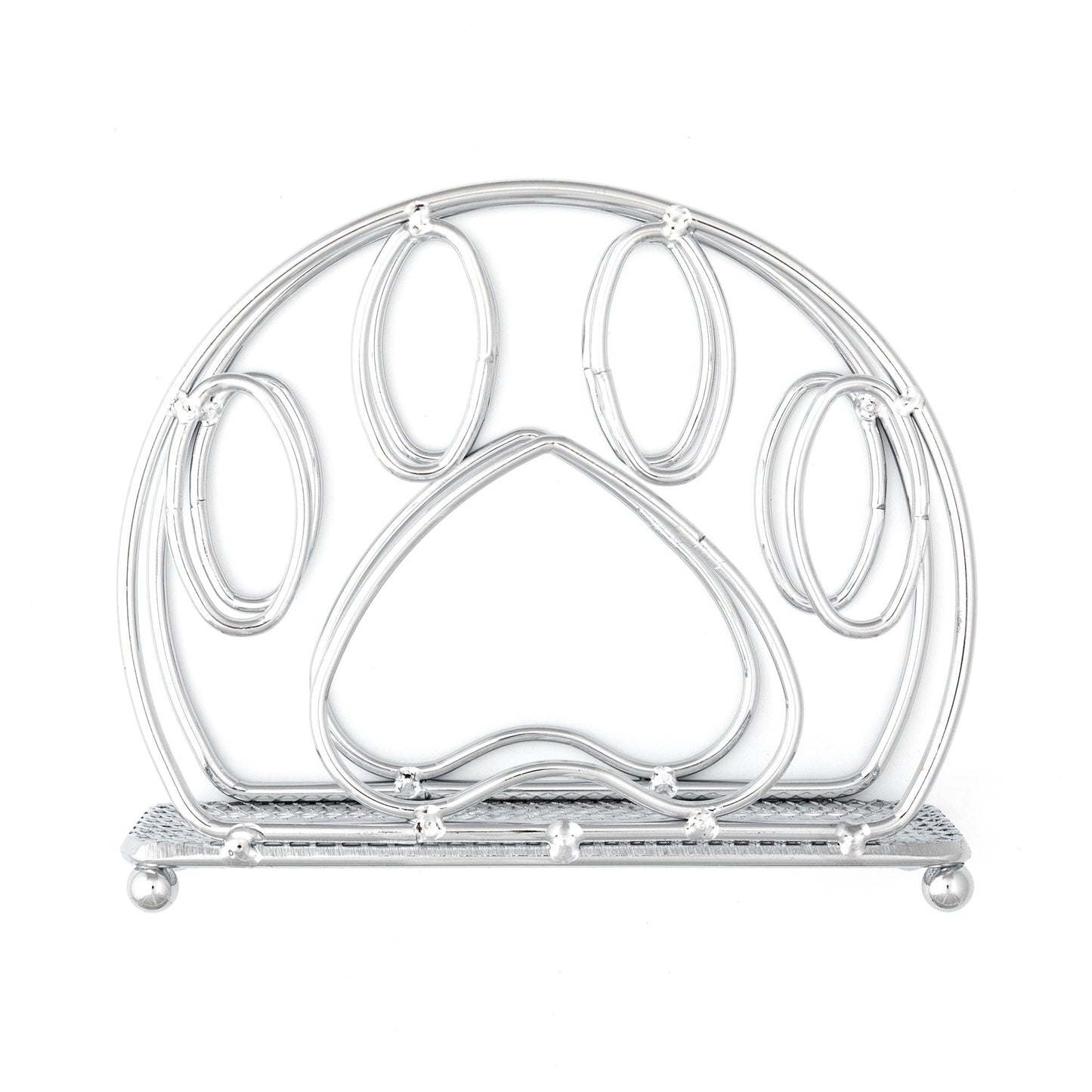 Paw Print Metal Napkin Holder