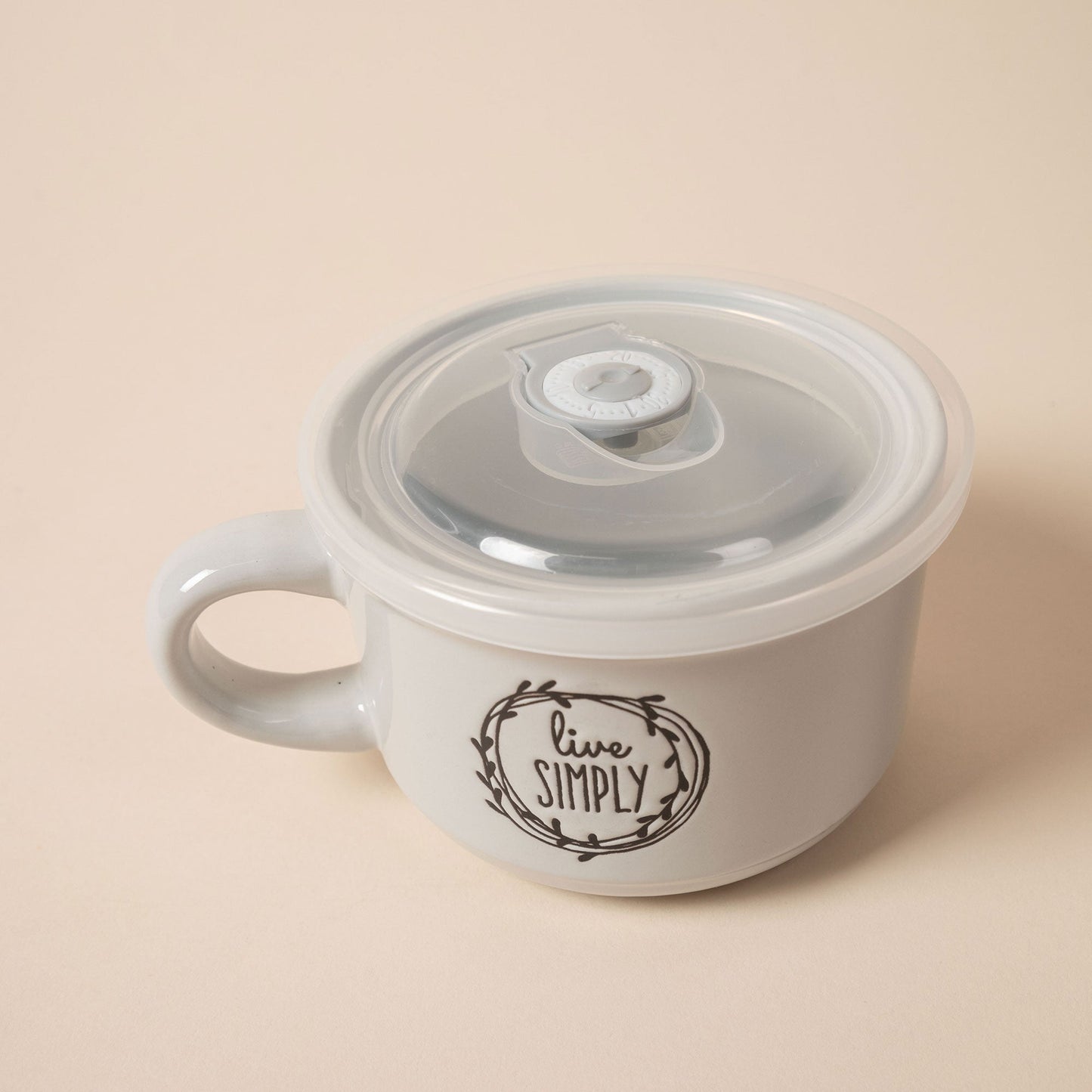 Live Simply Souper Mug with Lid