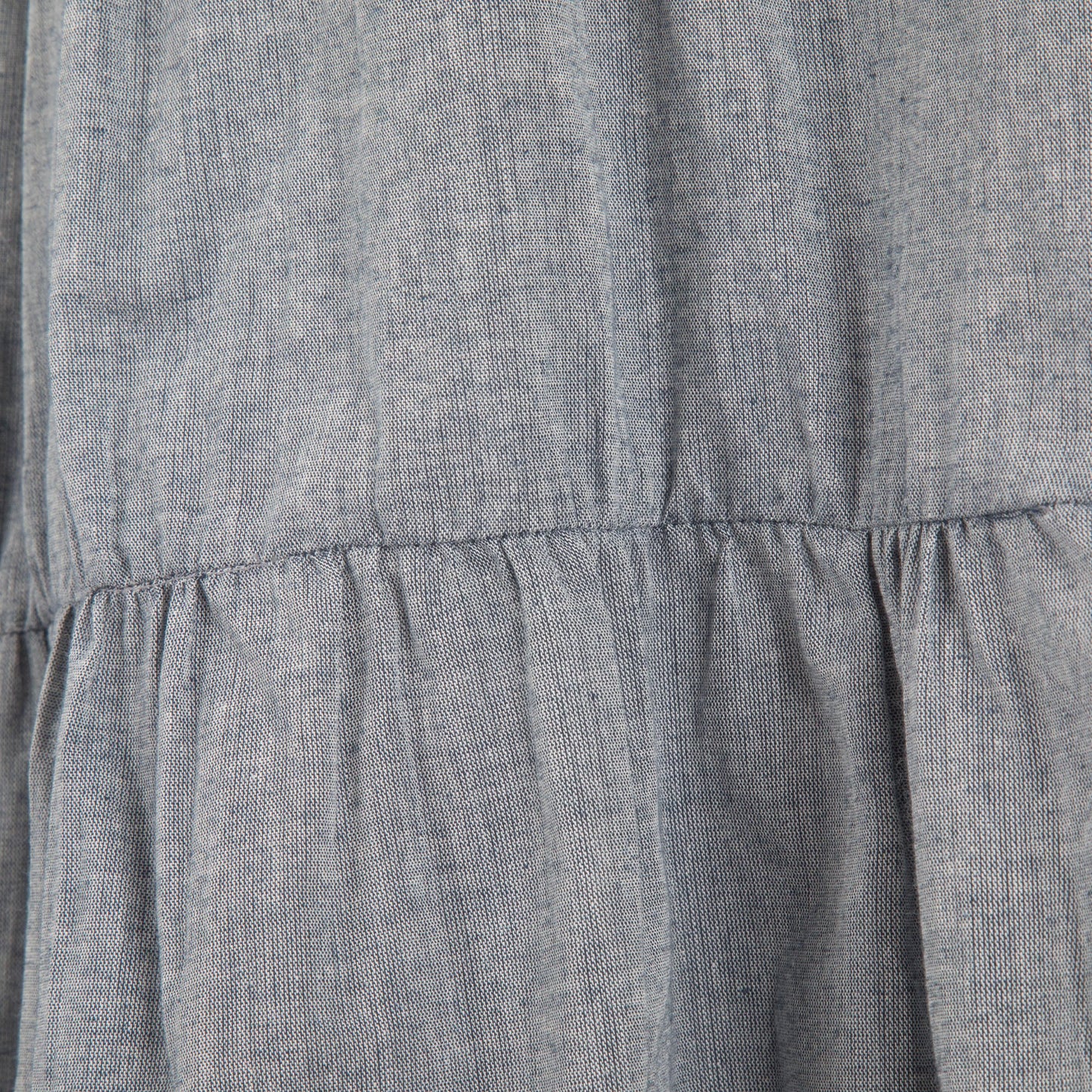 Chambray Button Down Long Skirt