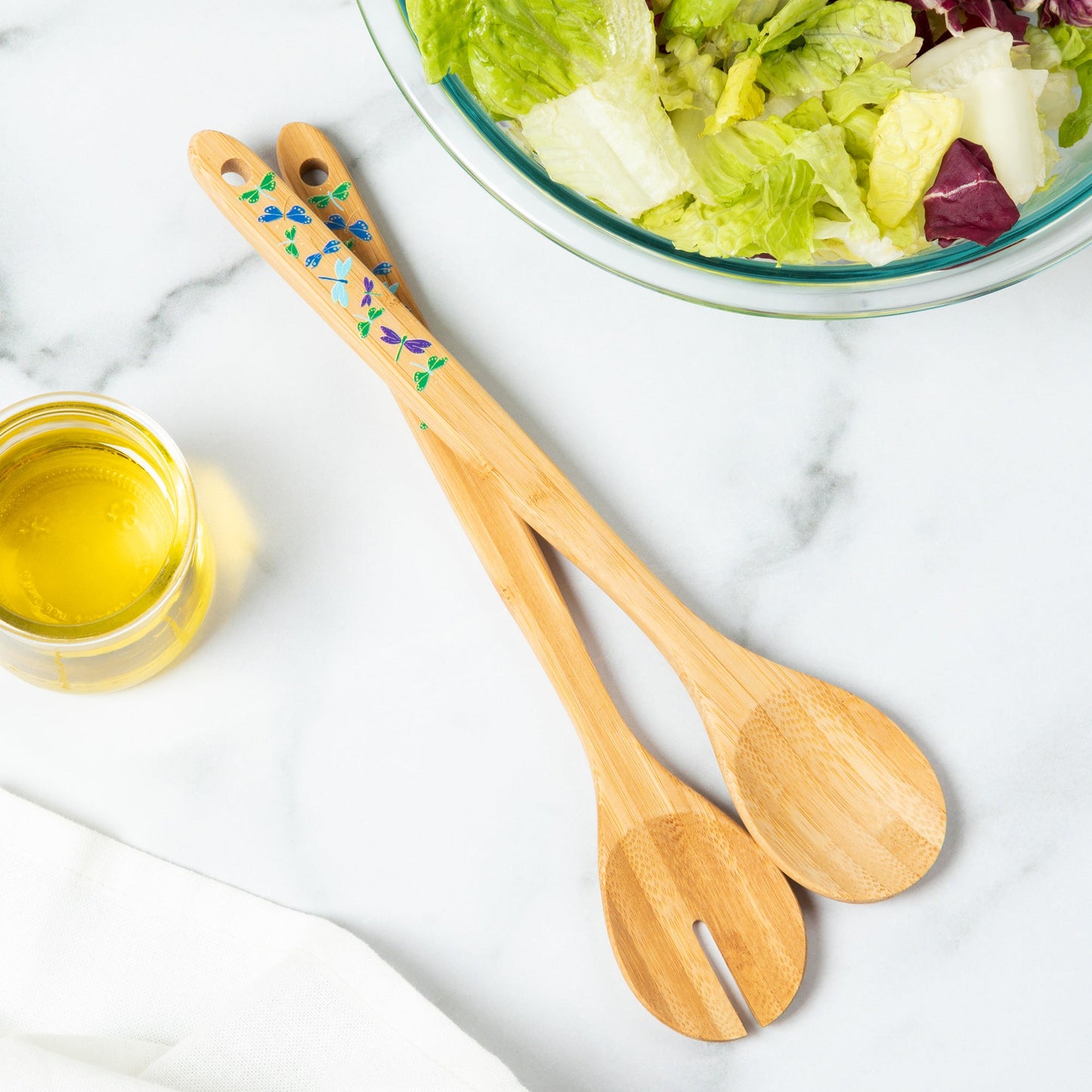 Bamboo Serving Spoon Set - Set of 2