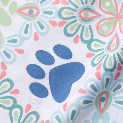 Pastel Paws Microfiber Sheet Set