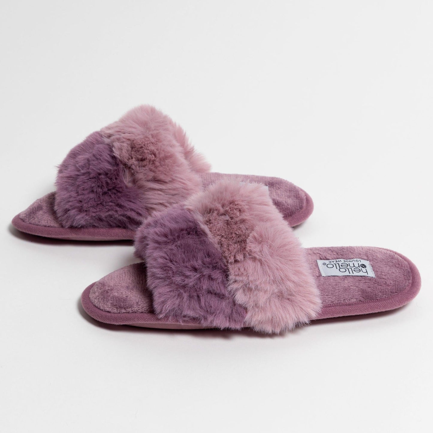 Cotton Candy Puff Slide Slippers