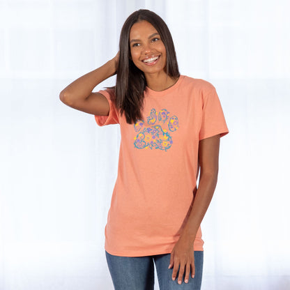 Paw Print Pastel Tee