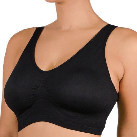 Rhonda Shear Back Closure Seamless Bra