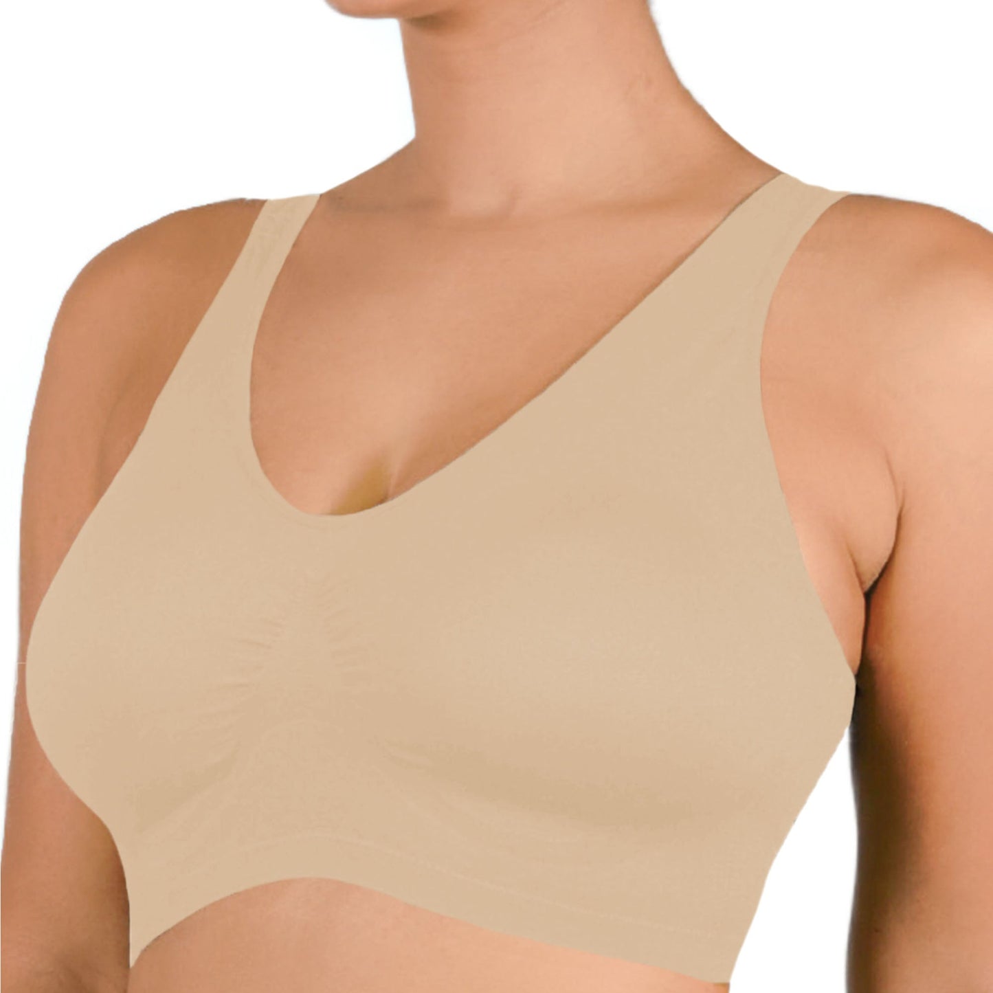 Rhonda Shear Back Closure Seamless Bra