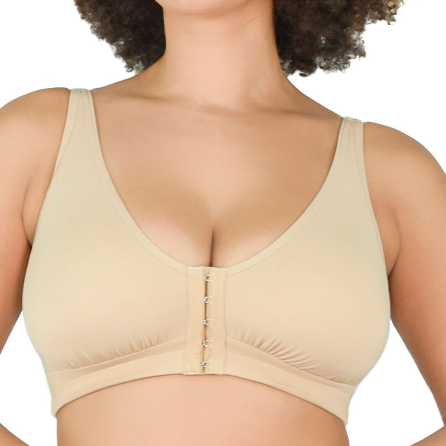 Rhonda Shear Front Closure Leisure Bra