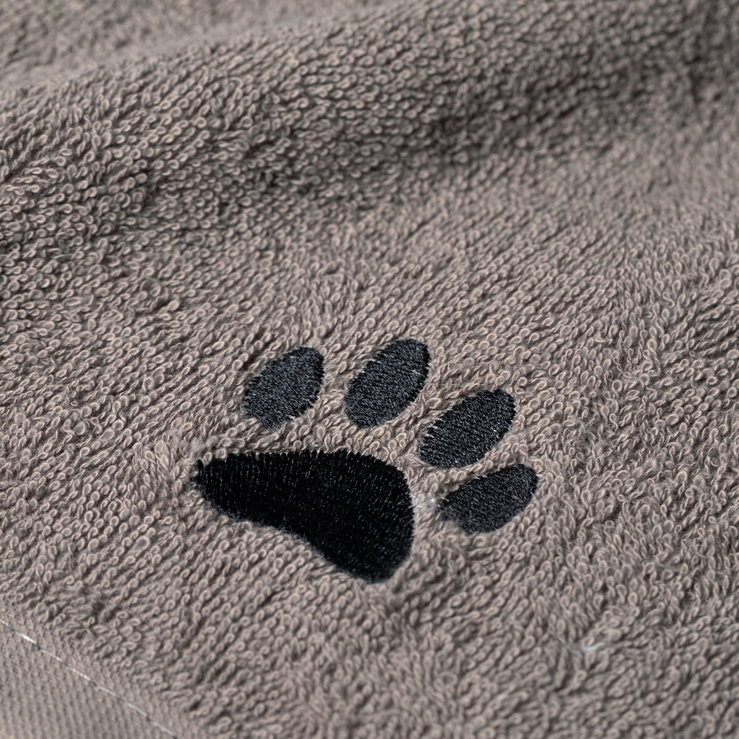 Embroidered Paw Wash Cloth - Set of 4