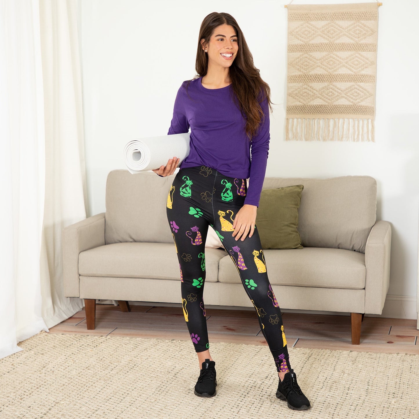 Pawsitively Comfy Halloween Leggings