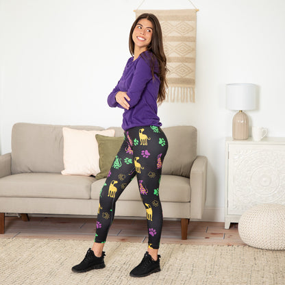 Pawsitively Comfy Halloween Leggings