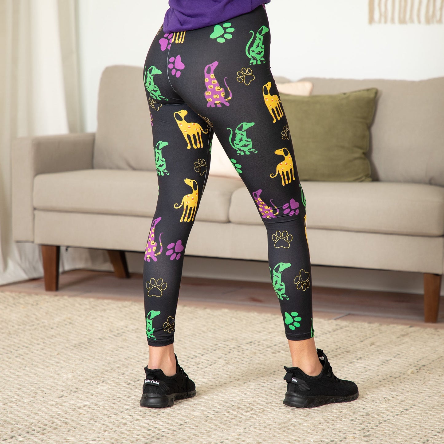 Pawsitively Comfy Halloween Leggings