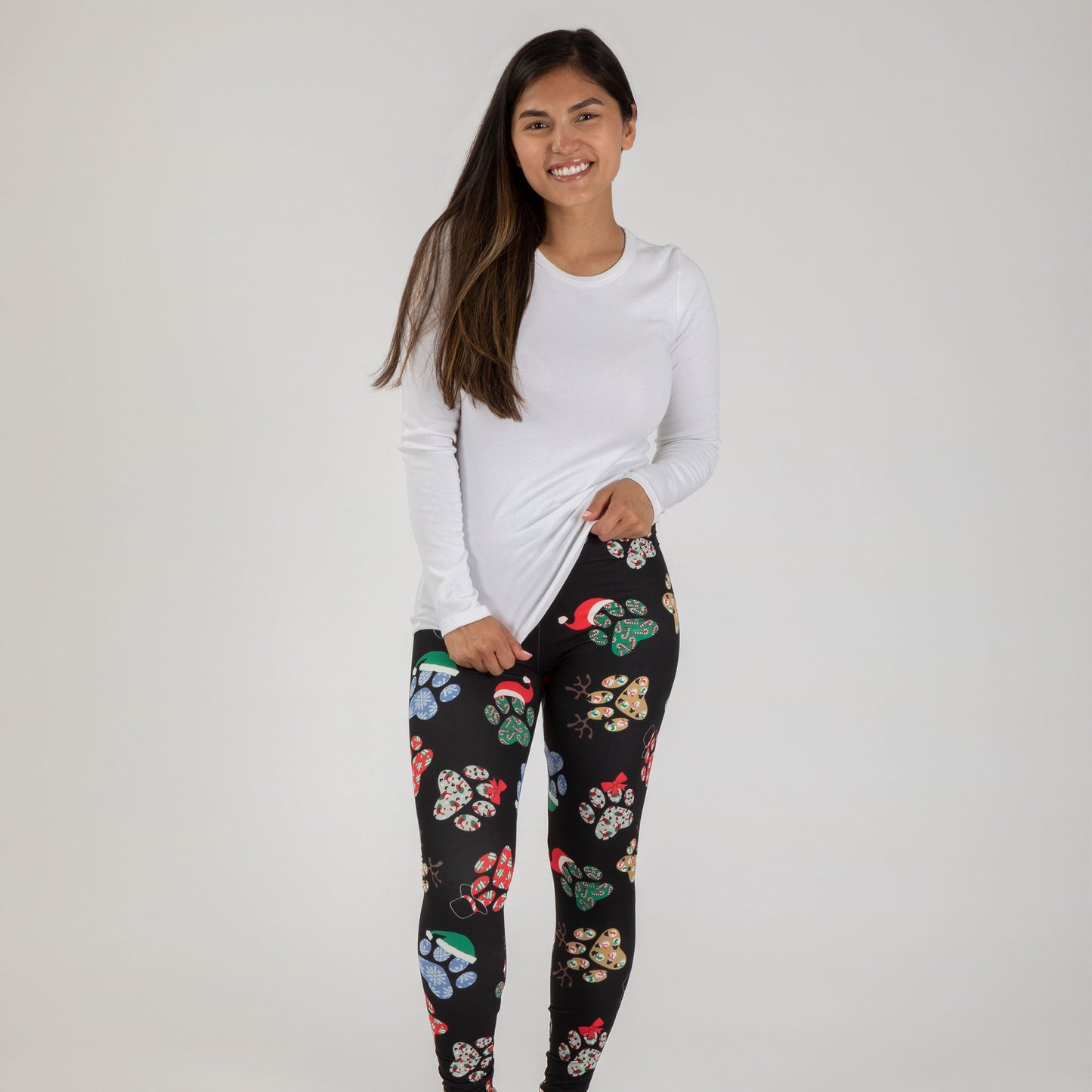 Pawsitively Comfy Holiday Pets Leggings