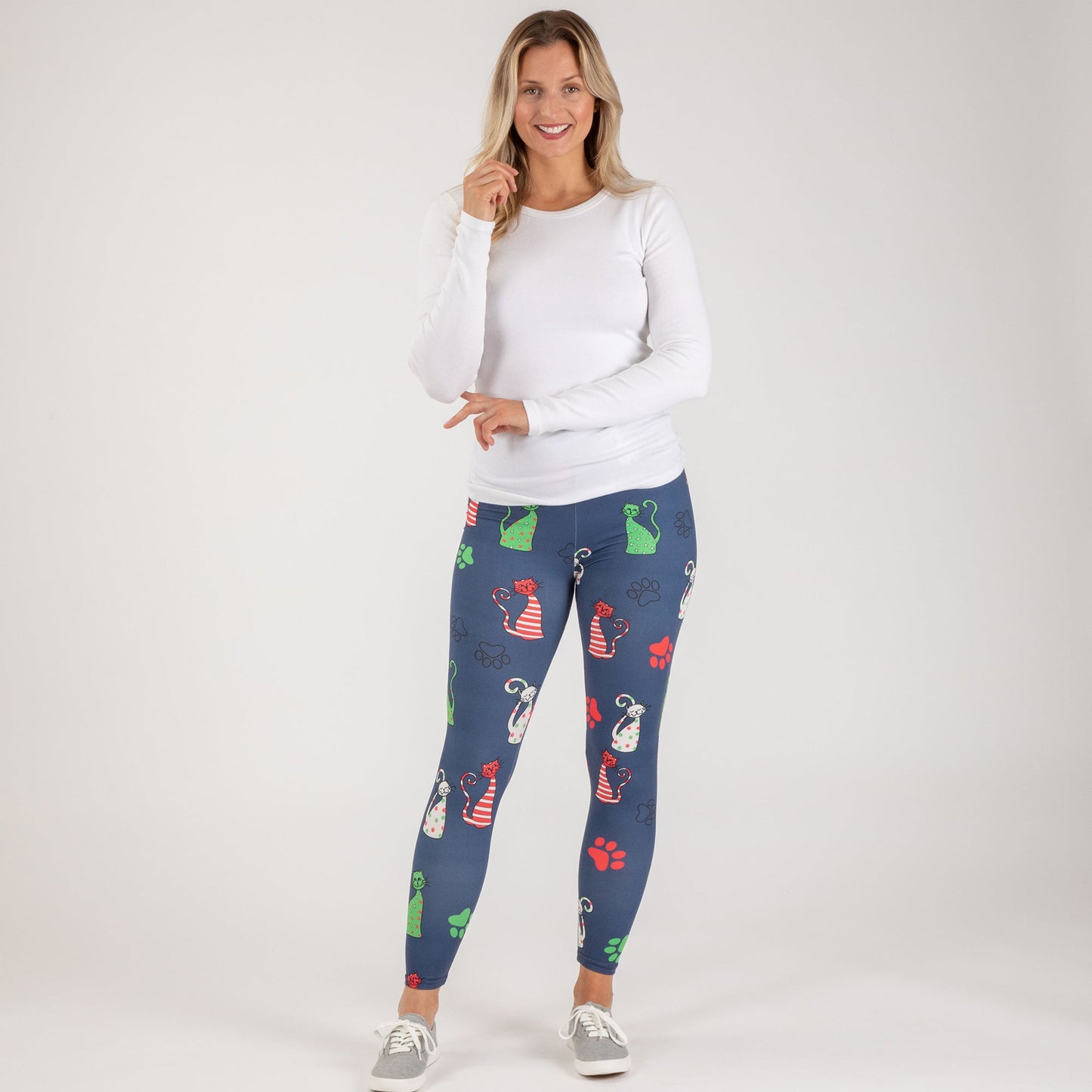 Pawsitively Comfy Holiday Pets Leggings