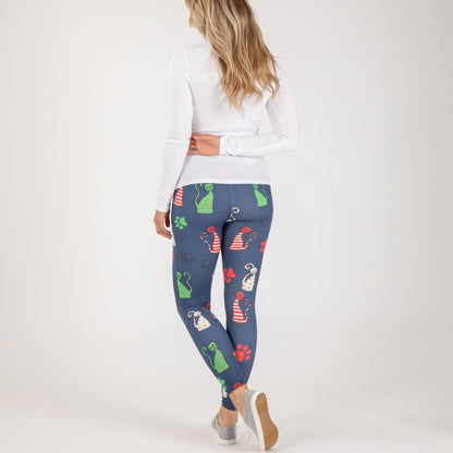 Pawsitively Comfy Holiday Pets Leggings