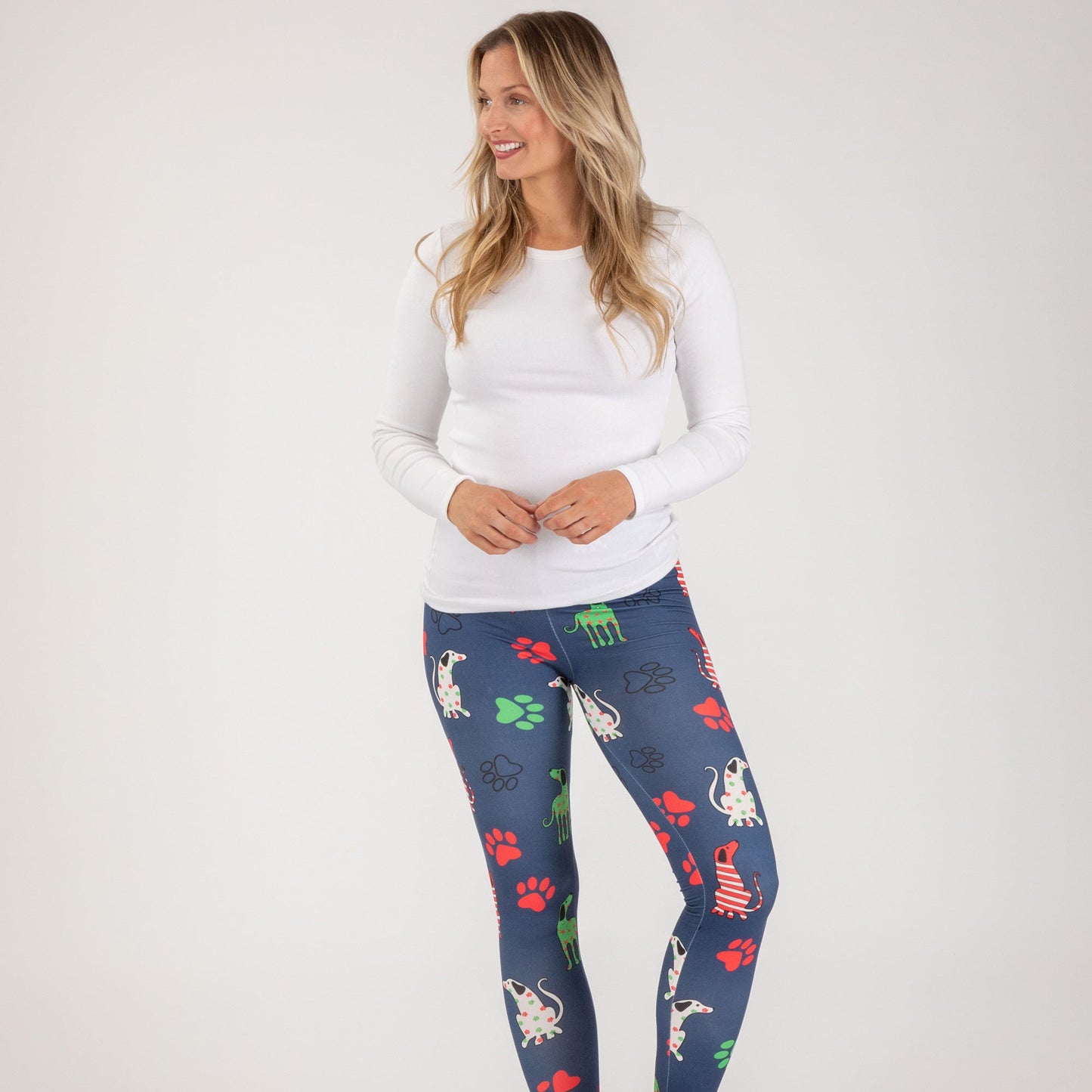 Pawsitively Comfy Holiday Pets Leggings