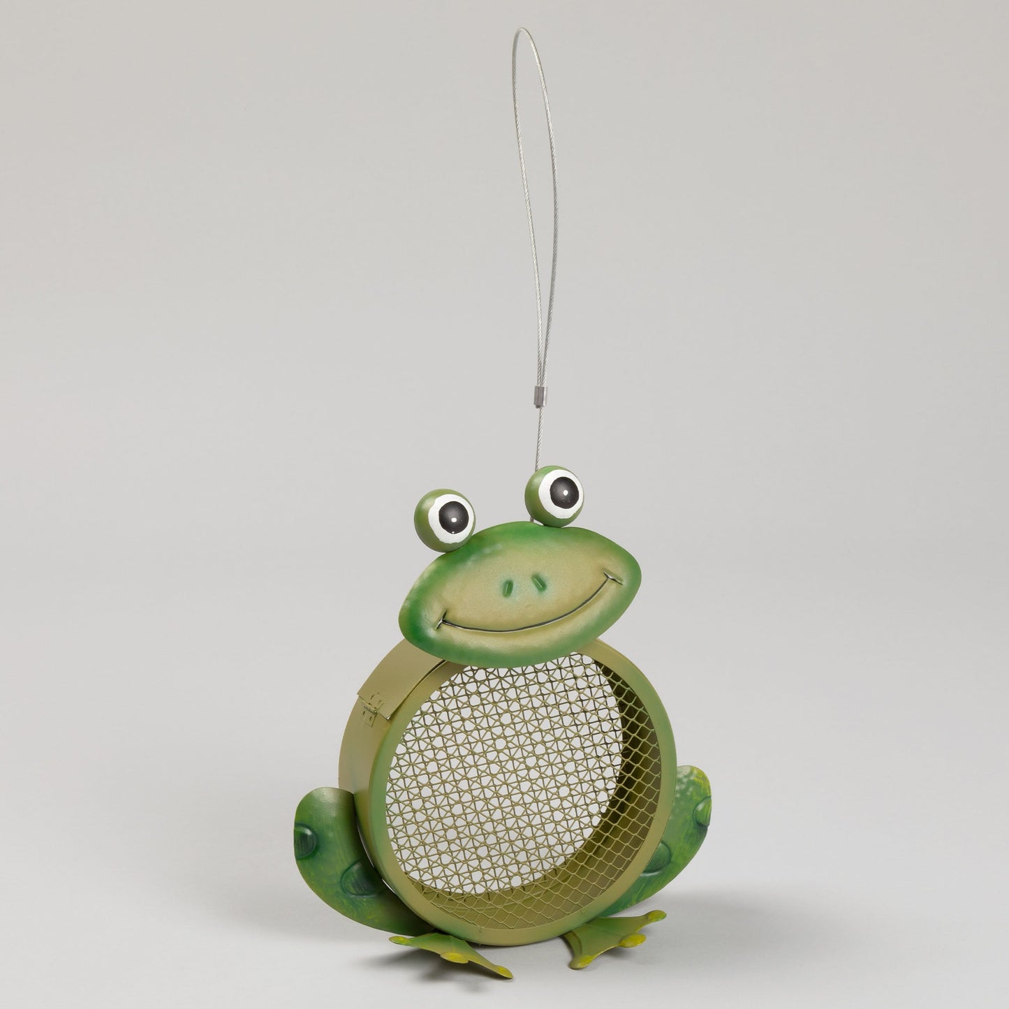 Hanging Mesh Frog Bird Feeder