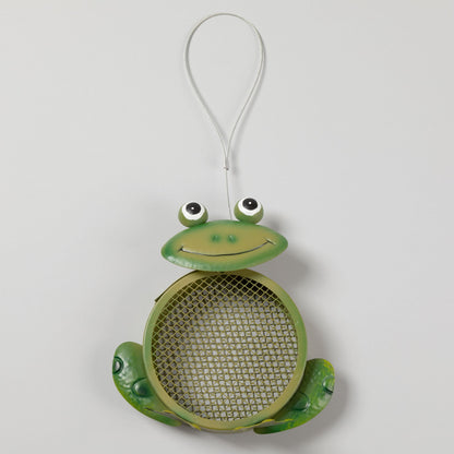 Hanging Mesh Frog Bird Feeder