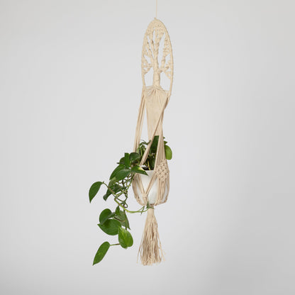 Tree of Life Macrame Hanging Plant Holder