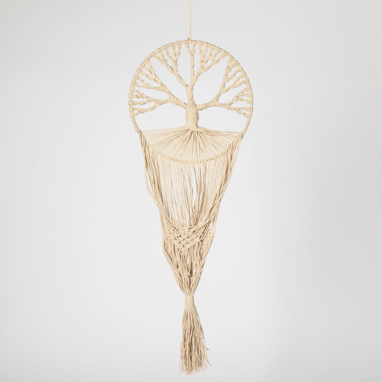 Tree of Life Macrame Hanging Plant Holder