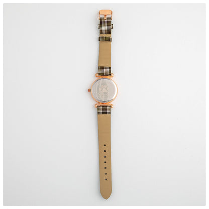 Plaid Paw Print Watch