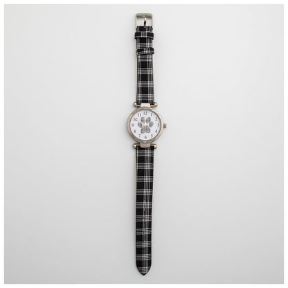 Plaid Paw Print Watch