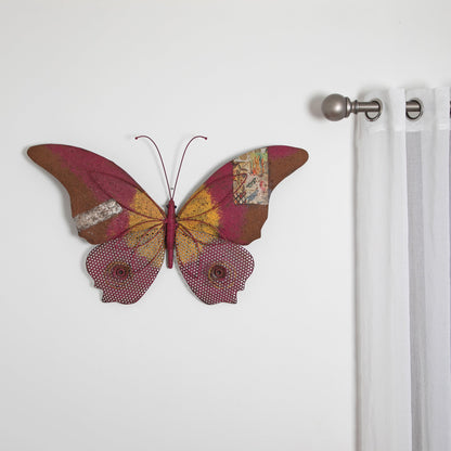 Handcrafted Metal Butterfly Outdoor Decor