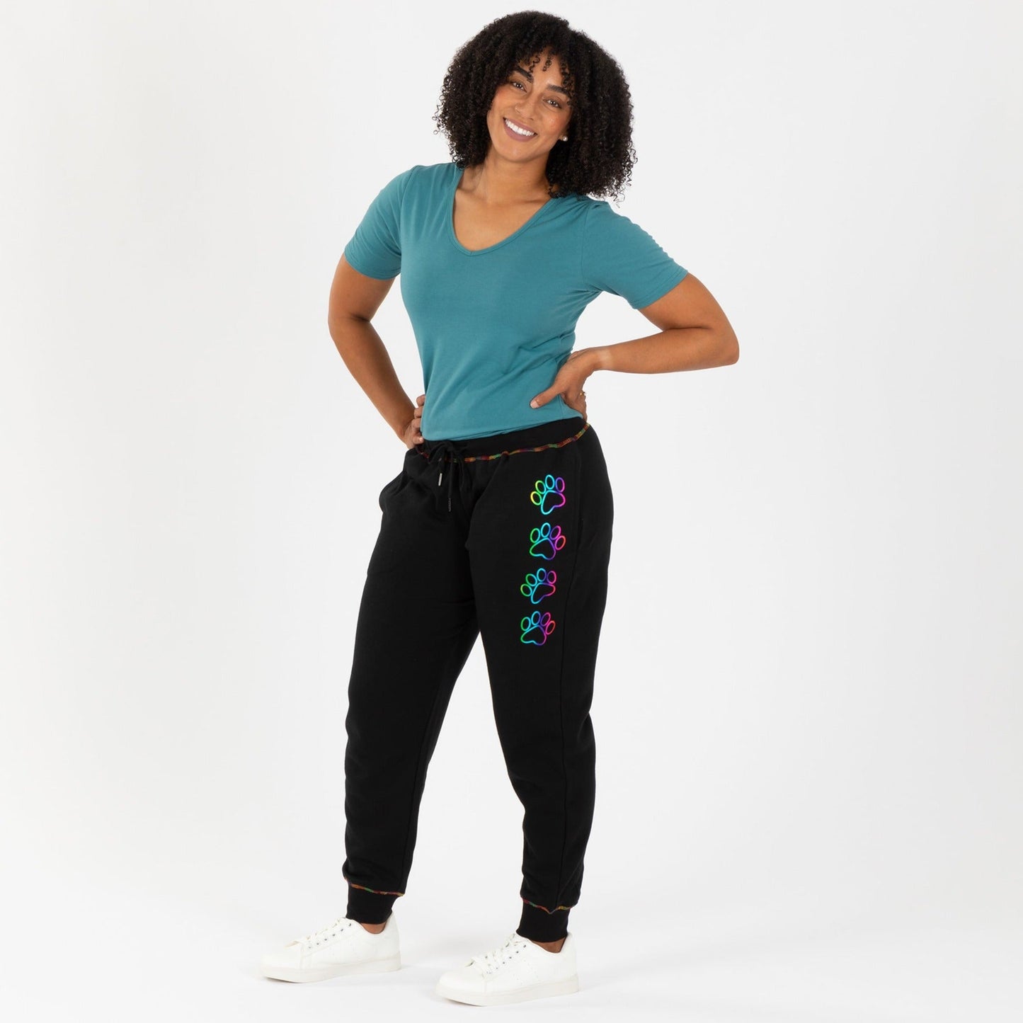 Rainbow Thread Pet Fun Sweatpants