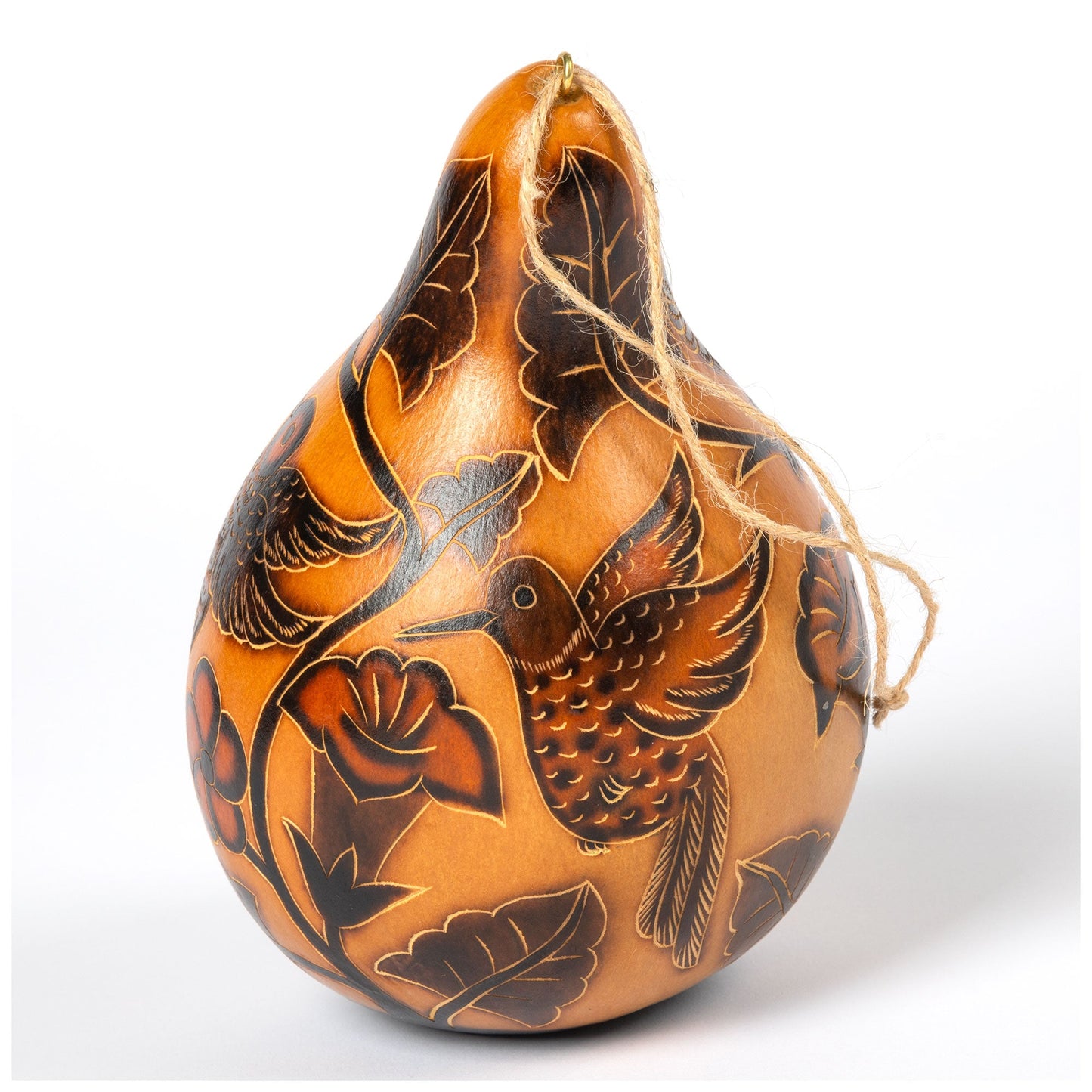 Hand Painted Gourd Birdhouse