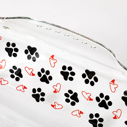 Paws to Bake Glass Baking Dish