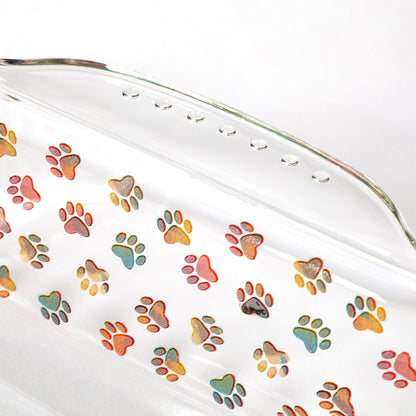 Paws to Bake Glass Baking Dish